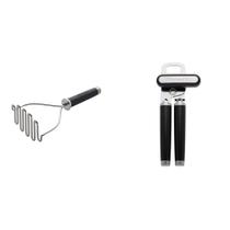 Espremedor e abridor de latas KitchenAid Gourmet em aço inoxidável Espremedor e abridor de latas KitchenAid Gourmet em aço inoxidável