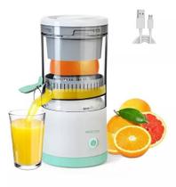 Espremedor Elétrico Laranja Limão Frutas Fazer Sucos Recarregável