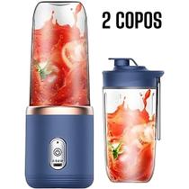Espremedor Elétrico Mini Liquidificador Portátil Suco Alimento Misturador Smoothie 6 Lâminas POPYO Espremedor Elétrico Mini Liquidificador Portátil Suco Alimento Misturador Smoothie 6 Lâminas POPYO