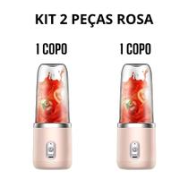 Espremedor Elétrico Mini Liquidificador Portátil Suco Alimento Misturador Smoothie 6 Lâminas POPYO