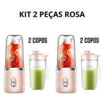 Espremedor Elétrico Mini Liquidificador Portátil Suco Alimento Misturador Smoothie 6 Lâminas POPYO