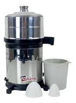 Espremedor Estrator De Suco Inox Peq. Com Bica Plastica