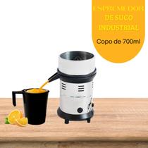 Espremedor Industrial Extrator De Suco Laranja Limão Elétrico Bivolt Potente 500w kit completo Visalu