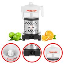 Espremedor Laranja Elétrico Bivolt Inox Máquina Fazer Suco Frutas Limão Profissional Doméstica Spolu