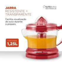 Espremedor Mondial E-23 60hz Red Premium Espremedor Mondial E-23 60hz Red Premium