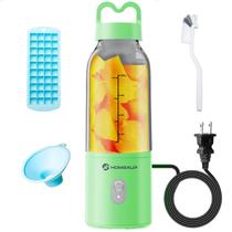 Espremedor portátil HOMEXUP 400mL 175W de alta potência verde
