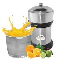 Espremedor Suco Laranja Inox Profissional 500w Copo 3 Litros