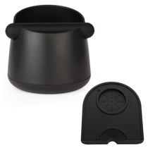 Espresso Knock Box IAOSEN de grande capacidade com conjunto de tapetes de compactação Espresso Knock Box IAOSEN de grande capacidade com conjunto de tapetes de compactação