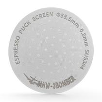 Espresso Puck Screen+Filtro de café de aço inoxidável 58,5 mm Espresso Puck Screen+Filtro de café de aço inoxidável 58,5 mm