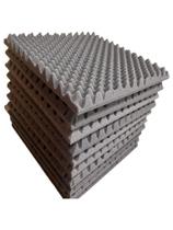 Espuma Acústica 50 X 50 X 5Cm Cx De Ovo - 8 Pl Anti Chamas