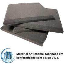 Espuma Acústica Kit C 15 Peças De 50X50Cm Preço Promocional