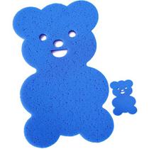 Espuma azul esponja para banho bebê banheira menino