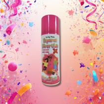 Espuma Colorida Spray De Carnaval E Festas Rosa Make+