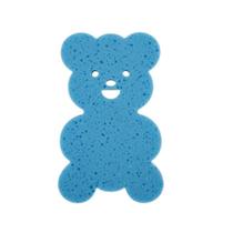 Espuma de Banheira para Bebê Antiderrapante Urso Azul/Rosa