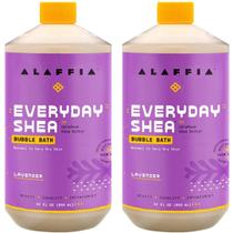 Espuma de banho Alaffia Everyday Shea Lavanda 960 mL, pacote com 2