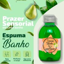 Espuma de banho aromática hidratante alta performance banheira e chuveiro 110ml