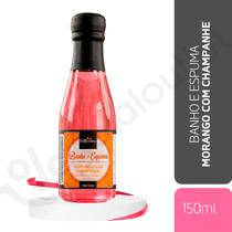 Espuma de Banho Espumante Morango Champanhe 150ml para Spa Banheira e Ducha Relax Espuma de Banho Espumante Morango Champanhe 150ml para Spa Banheira e Ducha Relax
