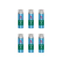 Espuma de Barbear Bozzano 200ml Refrescancia - Kit C/ 6un