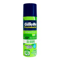 Espuma de barbear gillette prestobarba sensitive 150g - Procter glambe