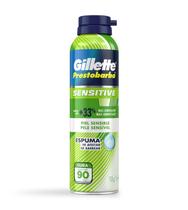 Espuma de barbear gillette sensitive 150g Espuma de barbear gillette sensitive 150g