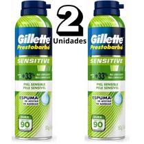 Espuma de Barbear Gillette Sensitive Kit 2 Und 155ml