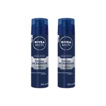 Espuma De Barbear Nivea 200Ml Hidratante - Kit Com 2Un