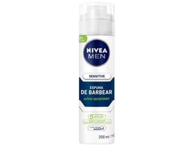 Espuma de Barbear Nivea Men Sensitive - 200ml Espuma de Barbear Nivea Men Sensitive - 200ml
