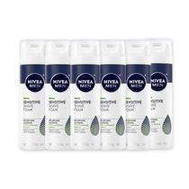 Espuma de barbear Nivea Men Sensitive com vitamina E 200 ml sem álcool