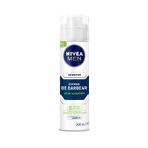 Espuma de Barbear Nivea Men Sensitive Ultra Glide 200ml