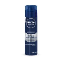 Espuma De Barbear Nivea Original Protect 193g Espuma De Barbear Nivea Original Protect 193g