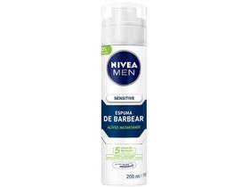 Espuma de Barbear Sensitive 193g - Nivea Espuma de Barbear Sensitive 193g - Nivea