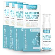 Espuma de clareamento extra AlignerFresh EverSmile 50 ml (pacote com 4) Espuma de clareamento extra AlignerFresh EverSmile 50 ml (pacote com 4)