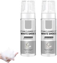 Espuma de limpeza de sapatos sem água de 200 ml para tênis brancos