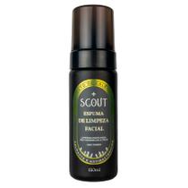 Espuma de Limpeza Facial 150mL Scout - Calmante e Antibactericida