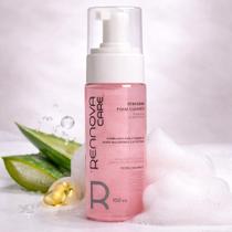 Espuma de limpeza hidratante para peles sensíveis rennova care sensiderm foam 150ml