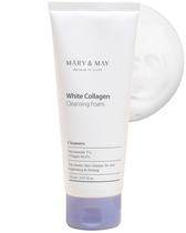 Espuma de limpeza Mary & May White Collagen 150 ml com niacinamida