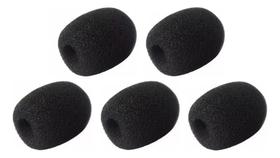 Espuma De Microfone Lapela Headset Filtro Protetor Kit Com 5