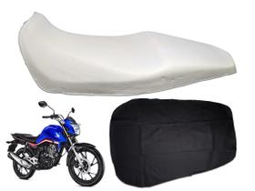 Espuma E Capa Do Banco Honda Titan 160 / Fan 160 / Start 160 2016 2017 2018 2019 2021 2022 2023 2024