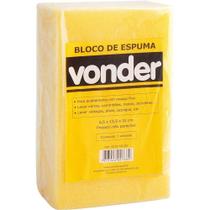 Espuma Em Bloco 22X13X6Cm Unidade Vonder Espuma Em Bloco 22X13X6Cm Unidade Vonder