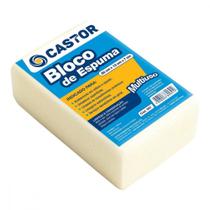 Espuma Em Bloco Castor Branca 7X13X20Cm 051 Espuma Em Bloco Castor Branca 7X13X20Cm 051