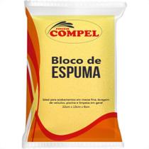 Espuma Em Bloco Compel Amarela 22X13X6Cm 0,2001 Espuma Em Bloco Compel Amarela 22X13X6Cm 0,2001
