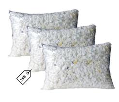 Espuma especial 5Kg em flocos para enchimento de travesseiros e almofadas - Mgonline