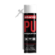 Espuma Expansiva de Poliuretano Pu Etaniz 500ml Preenchimento Fixação