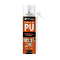 Espuma Expansiva de Pu Uso Geral 500ml/320g - Unipega.