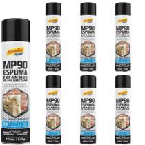 Espuma Expansiva Poliuretano 500ml 340gr Peças Mundial 6 Peças - Mundial Prime Espuma Expansiva Poliuretano 500ml 340gr Peças Mundial 6 Peças - Mundial Prime