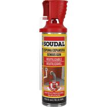 Espuma Expansiva Reutilizável Genius Gun 500ML Poliuretano Multiuso Creme Soudal Espuma Expansiva Reutilizável Genius Gun 500ML Poliuretano Multiuso Creme Soudal