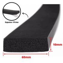 Espuma Fita Adesiva Eva Borracha Vedação E=10Mmx10 Mts Preta Espuma Fita Adesiva Eva Borracha Vedação E=10Mmx10 Mts Preta
