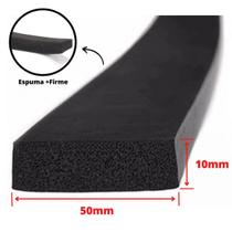 Espuma Fita Adesiva Eva Borracha Vedação E=10Mmx10 Mts Preta Espuma Fita Adesiva Eva Borracha Vedação E=10Mmx10 Mts Preta