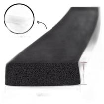 Espuma Fita Adesiva Eva Borracha Vedação E=2Mmx10 Mts Preta