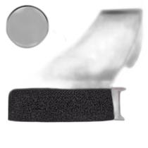 Espuma Fita Adesiva Eva Borracha Vedação E=6Mmx10 Mts Preta